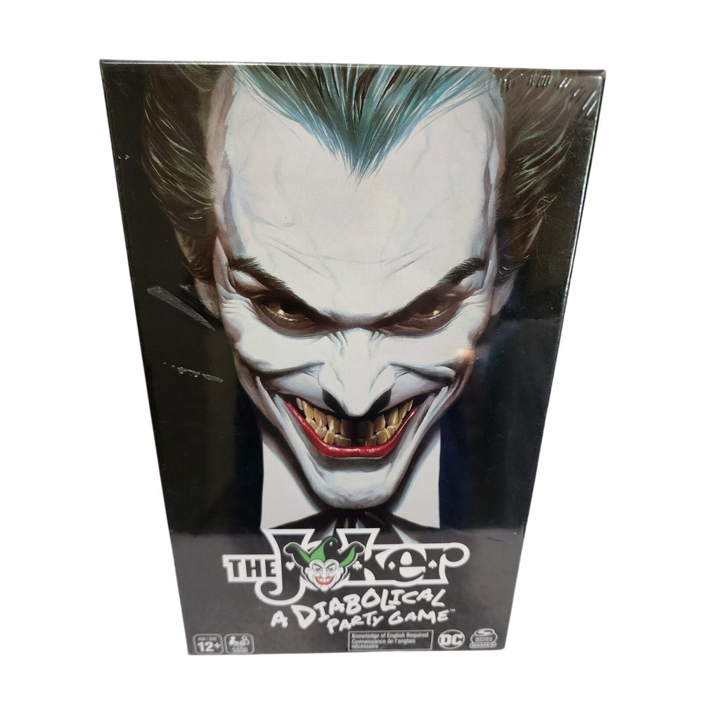 The Joker A Diabolical Party Game DC Comics Spin Master Sealed New Family Game